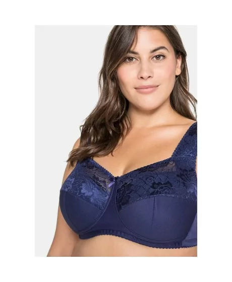 Sheego krūšturis bez siksnām ar platām lencītēm