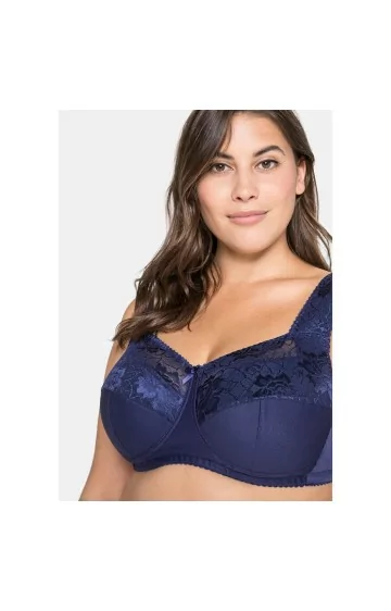 Sheego krūšturis bez siksnām ar platām lencītēm