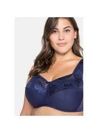 Sheego krūšturis bez siksnām ar platām lencītēm