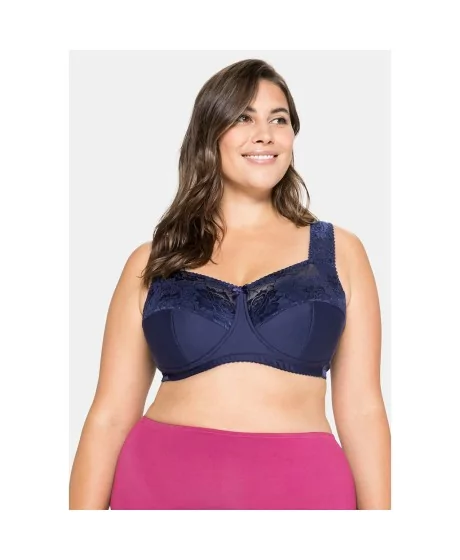 Sheego krūšturis bez siksnām ar platām lencītēm