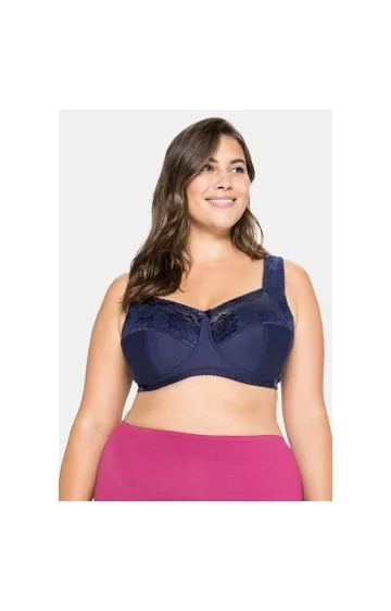 Sheego krūšturis bez siksnām ar platām lencītēm