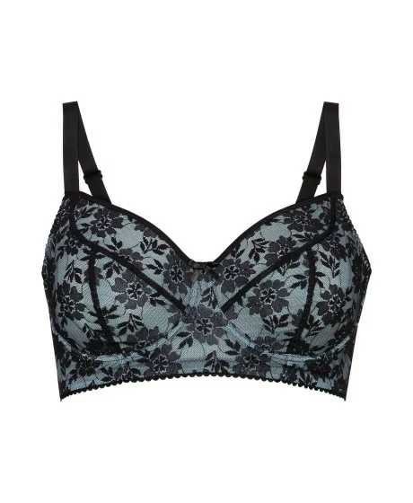 Sheego mežģīņu krūšturis ar lokiem