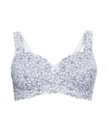 Sheego mežģīņu krūšturis ar lokiem