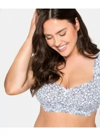 Sheego mežģīņu krūšturis ar lokiem