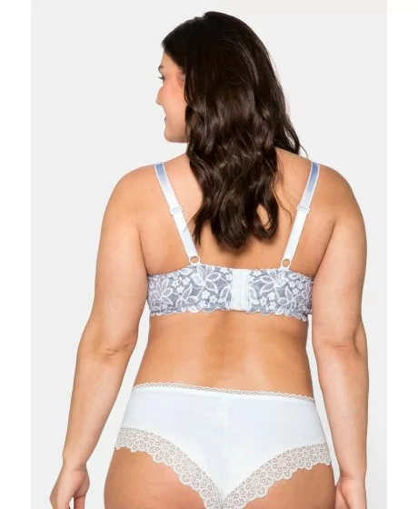 Sheego mežģīņu krūšturis ar lokiem