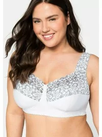 Sheego krūšturis bez siksnām ar platām lencītēm