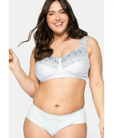 Sheego krūšturis bez siksnām ar platām lencītēm