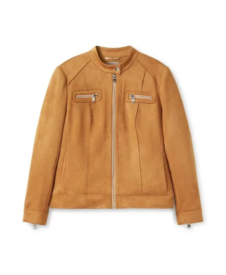 Sheego jaka no zamšādas imitācijas