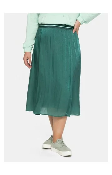Sheego midi svārki ar elastīgu jostu