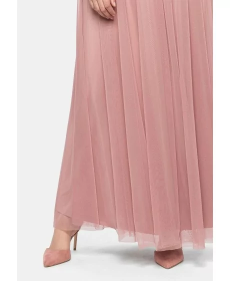 Sheego vakarkleita ar īsām piedurknēm