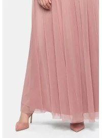 Sheego vakarkleita ar īsām piedurknēm