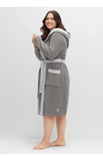 Sheego frotē halāts ar kapuci