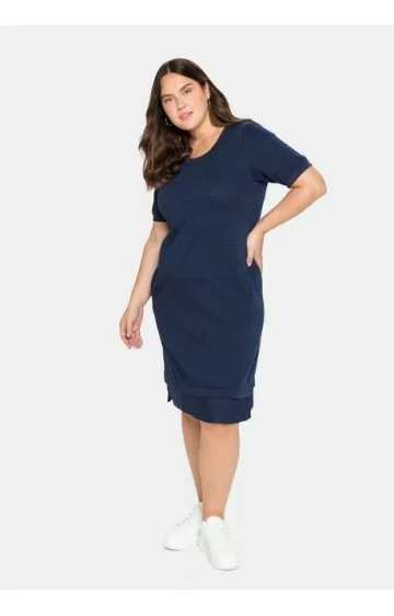 Sheego viendabīga adīta kleita