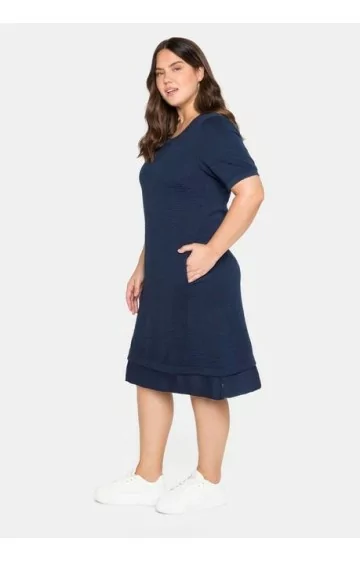 Sheego viendabīga adīta kleita