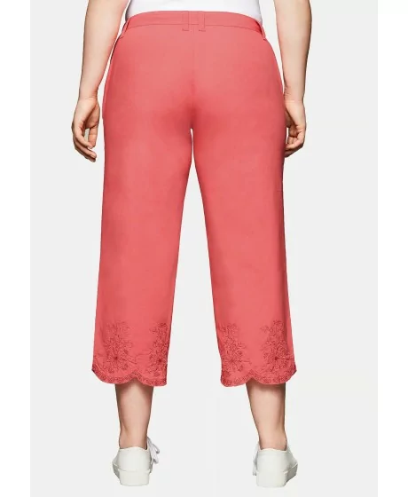 Sheego kapri bikses ar izšūtiem galiem