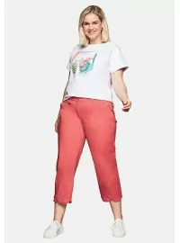 Sheego kapri bikses ar izšūtiem galiem