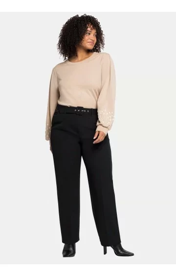 Klasiskās Sheego bikses ar jostu