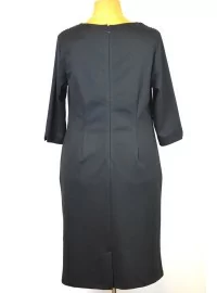 Sheego adīta kleita ar grafisku rakstu ielaidumu priekšpusē