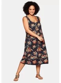 Trikotāžas kleita bez piedurknēm Sheego