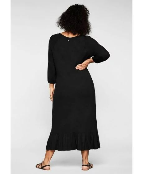 Taisna piegriezuma adīta kleita Sheego