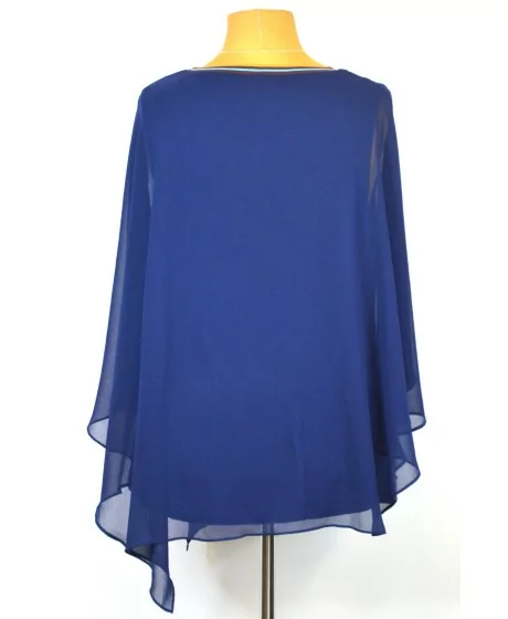 Sheego tunika ar šifona pārklājumu