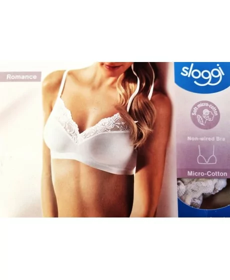 Sloggi Romance Micro-Cotton krūšturis bez stieplēm