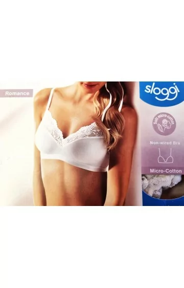 Sloggi Romance Micro-Cotton krūšturis bez stieplēm