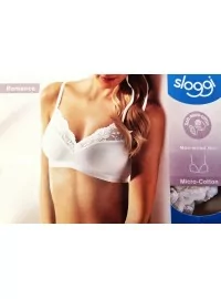 Sloggi Romance Micro-Cotton krūšturis bez stieplēm