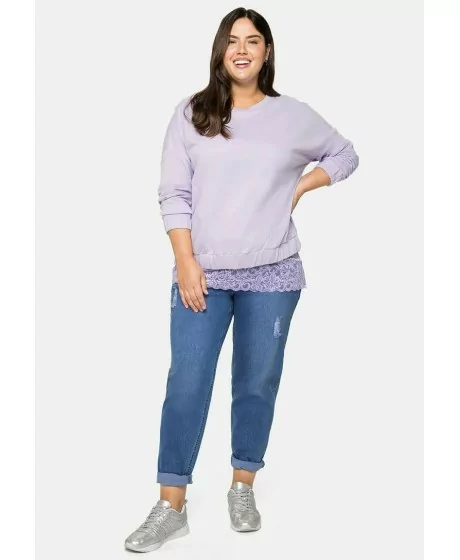 Kokvilnas džemperis Sheego