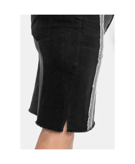 Sheego džinsa svārki ar figūru savelkošu efektu