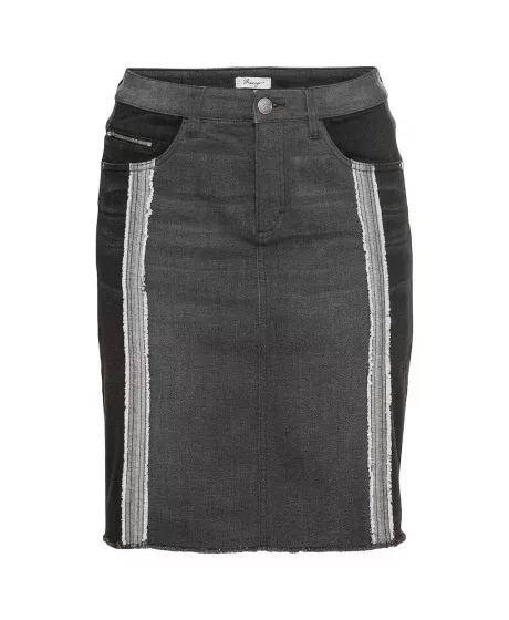 Sheego džinsa svārki ar figūru savelkošu efektu