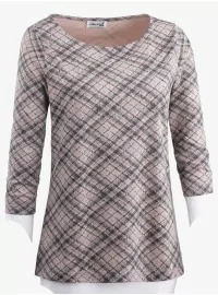 COLLECTION L trikotāžas blūze ar 3/4 garām piedurknēm