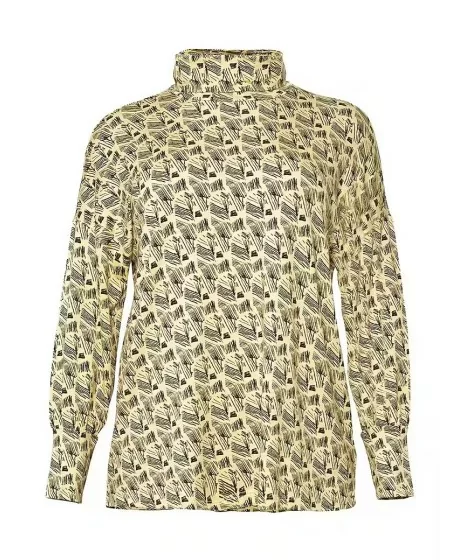 Sheego blūze ar augstu apkakli