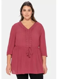 Sheego tunika ar mežģīņu rotājumu