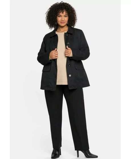 Īss Sheego lietusmētelis ar noņemamu izolāciju