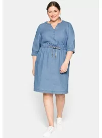 Džinsa kleita Sheego ar kabatām Džinsa kleita Sheego ar kabatām