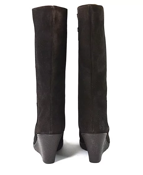 Sheego aitādas aitādas zābaki no īstas zamšādas