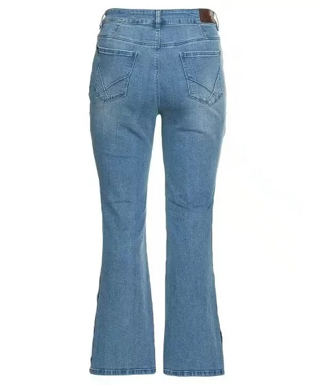 Sheego džinsi ar dekoratīvām spraugām