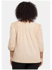 Sheego blūze ar V veida kakla izgriezumu