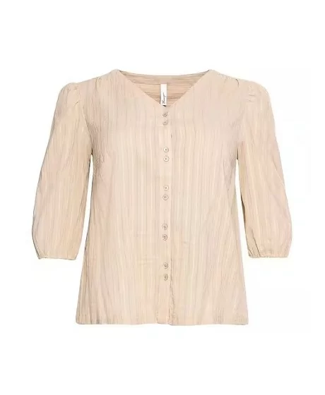 Sheego blūze ar V veida kakla izgriezumu