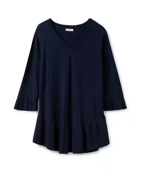 Plāna adījuma džemperis Sheego