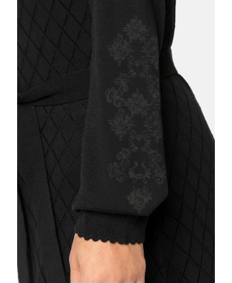 Adīta adīta Sheego kleita ar rakstu