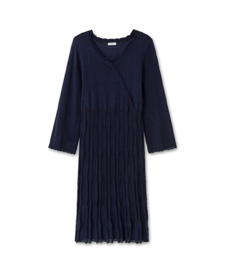 Trikotāžas Sheego kleita ar dziļu V veida izgriezumu