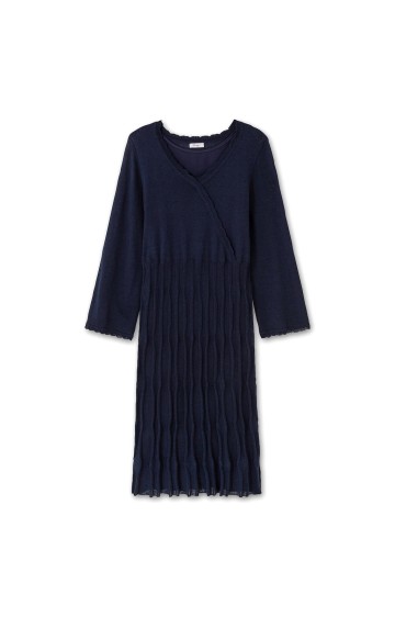 Trikotāžas Sheego kleita ar dziļu V veida izgriezumu Trikotāžas Sheego kleita ar dziļu V veida izgriezumu