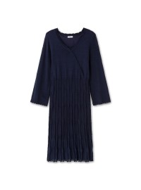 Trikotāžas Sheego kleita ar dziļu V veida izgriezumu Trikotāžas Sheego kleita ar dziļu V veida izgriezumu