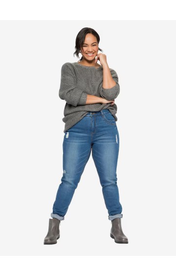 Slim-fit džinsi Sheego garām sievietēm