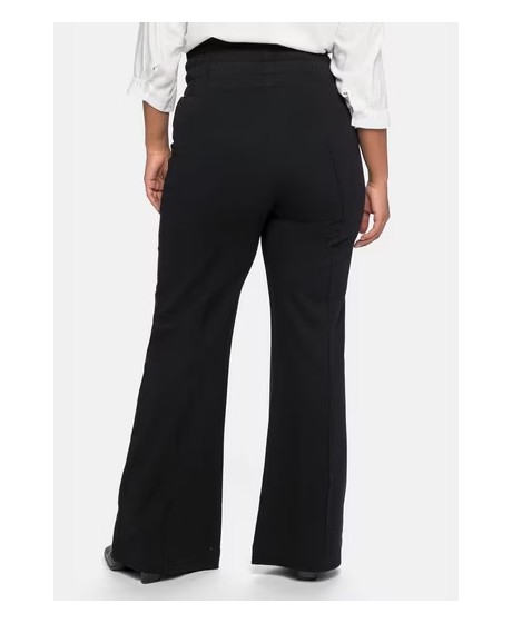 Trikotāžas brīvā laika bikses Sheego ar augstu vidukli