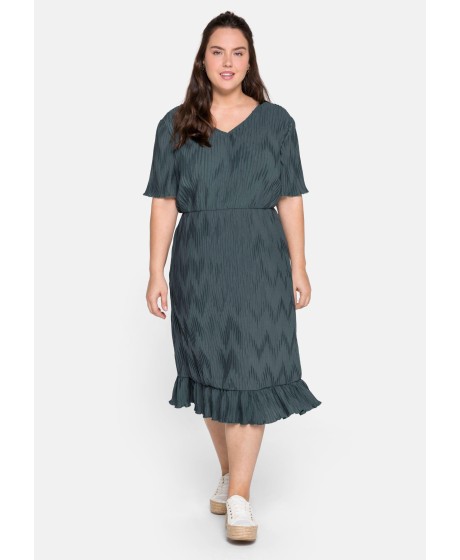 Sheego plisēta auduma kleita