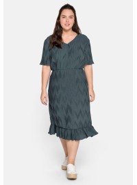 Sheego plisēta auduma kleita