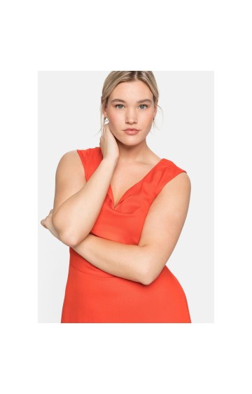 Sheego viskozes kleita bez piedurknēm